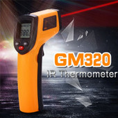 GM320 безконтактный термометр от -50 до +380 градусов цифровой с лазерным указателем