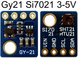Модуль GY-21 Si7021 датчик температуры и влажности 3-5 Вольт